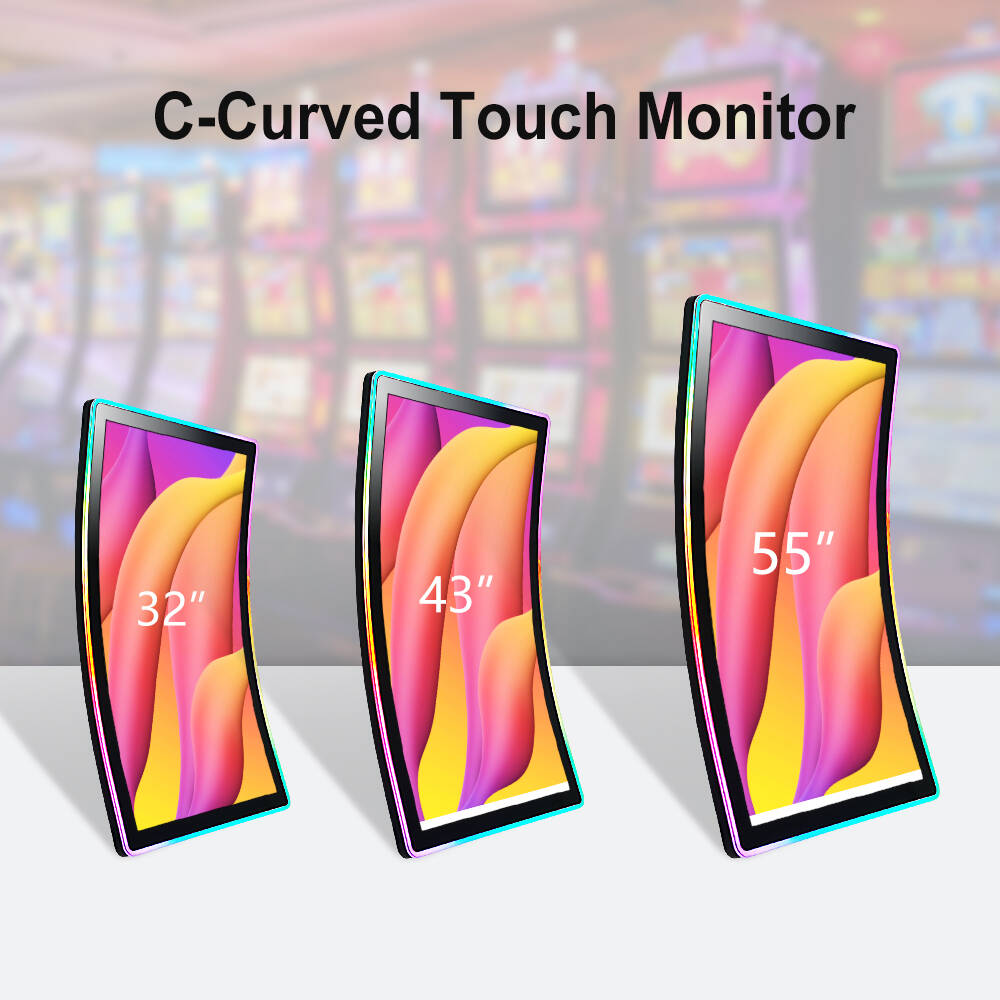 43 Inch C Curved PCAP Touch Monitor - Image 4