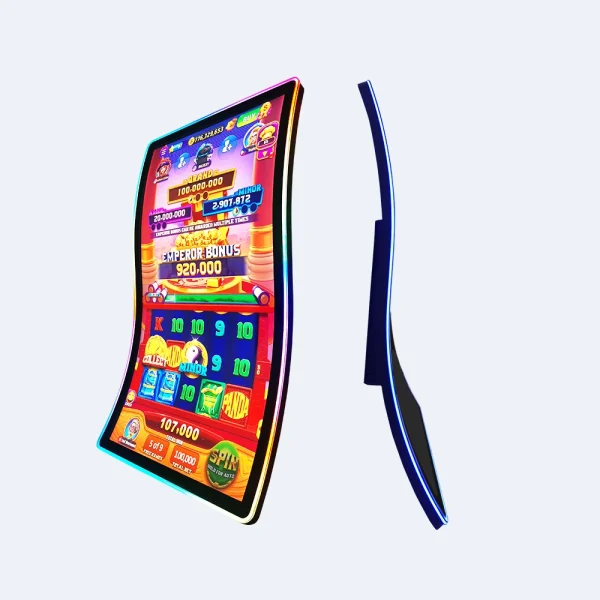 55" 4K S-Curved PCAP Touch Screen Monitor